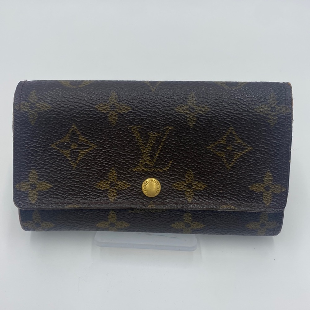💯 AUTH. Louis Vuitton monogram porte tresor wallet
